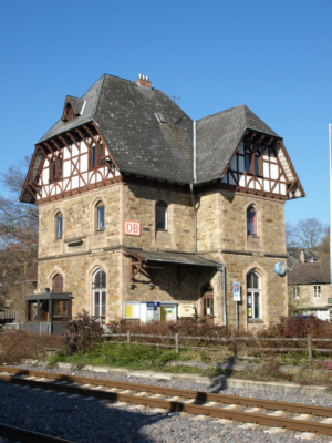 Bahnhof, 1879/80