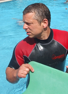 Sommer-Sonne-Badespa� - das Motto des neuen P�chters Frank Riffel f�r das Thermalfreibad Sinzig-Bad Bodendorf