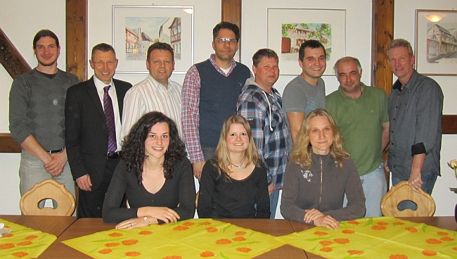 Der Dorffestgemeinschaft mit neu gew�hltem Vorstand