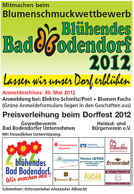 Bad Bodendorf soll erbl�hen!