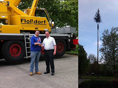 GGewerbeverein Bad Bodendorf sponsert Autokran f�r den Junggesellenverein