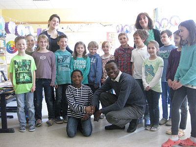 Bad Bodendorfer Grundsch�ler laufen f�r Haiti