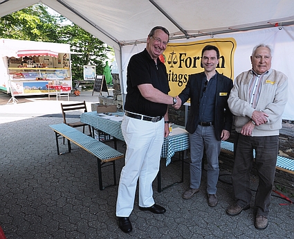 Heilpraktiker Carsten Schaub zu Gast auf dem Freitagsmarkt in Bad Bodendorf