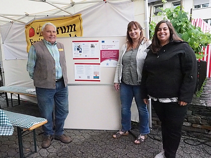 Eckhard Hoffmann, Michaela Nitsch und Maria Andreacchi