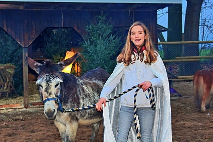 Lebendige Krippe am Schwanenteich